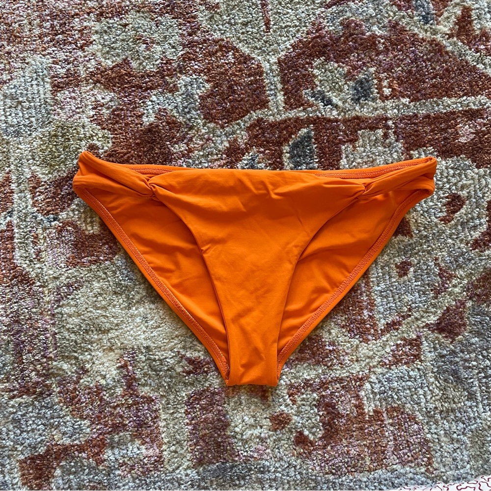 L*Space La Jolla bikini bottoms in tangerine orange M